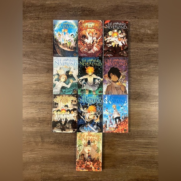 The Promised Neverland Volume 1-10 Set English‎ Manga - Picture 1 of 4